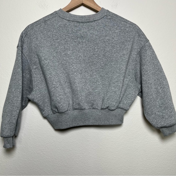 Nike Sportswear Club Fleece‎ Girls Sweater Small Gray Crewneck - Picture 3 of 5